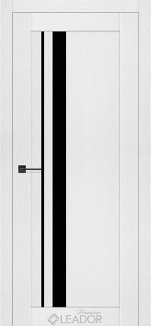 Дверне полотно VIOLA 800 х 2000, Ясен Текстурний, Lacobel чорний 2900000119413 фото